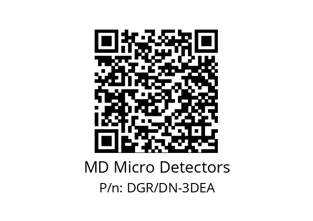   MD Micro Detectors DGR/DN-3DEA