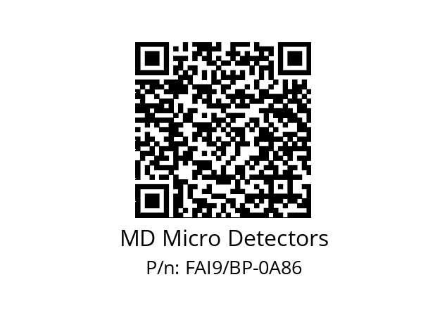   MD Micro Detectors FAI9/BP-0A86