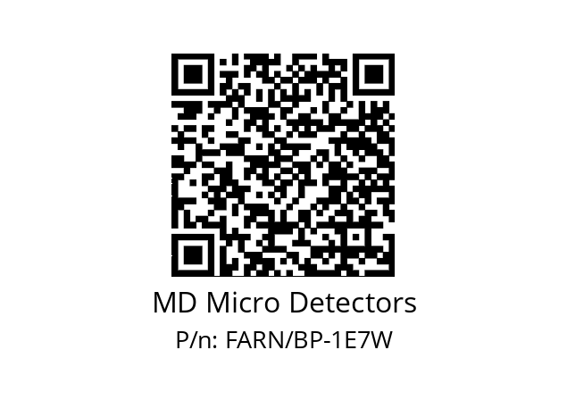   MD Micro Detectors FARN/BP-1E7W