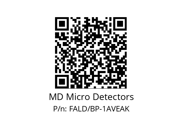   MD Micro Detectors FALD/BP-1AVEAK