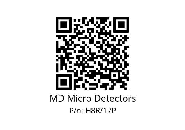   MD Micro Detectors H8R/17P