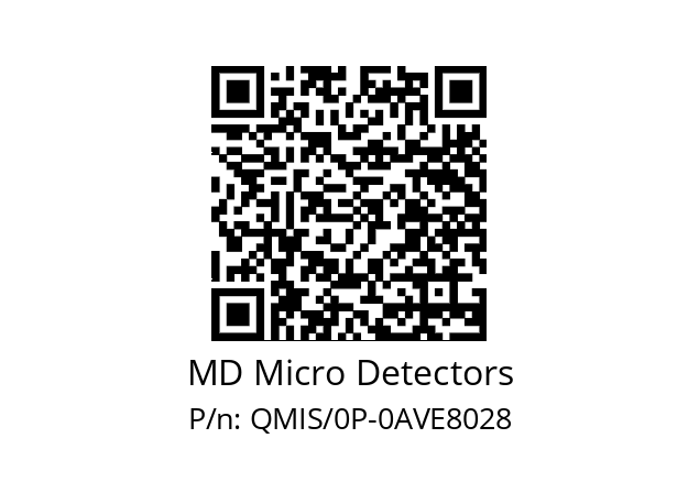   MD Micro Detectors QMIS/0P-0AVE8028