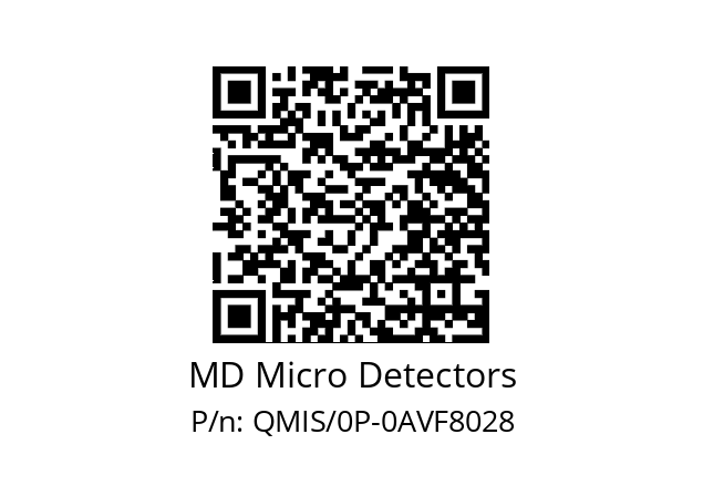   MD Micro Detectors QMIS/0P-0AVF8028