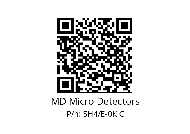   MD Micro Detectors SH4/E-0KIC