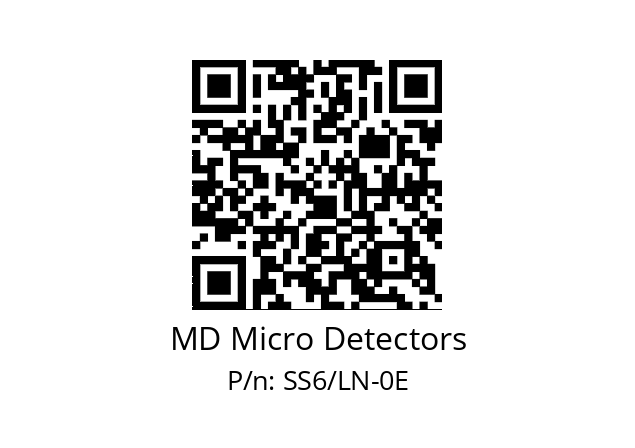   MD Micro Detectors SS6/LN-0E