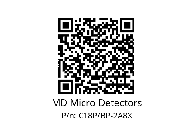   MD Micro Detectors C18P/BP-2A8X