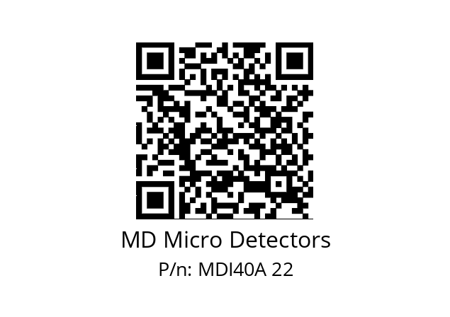  MDI40A1024S5/30P6XXPR MD Micro Detectors MDI40A 22