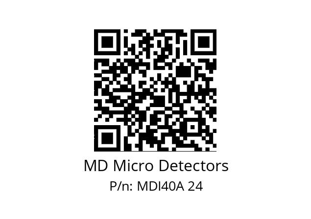  MDI40A1250S5/30P6XXPR MD Micro Detectors MDI40A 24