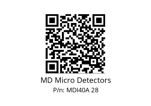  MDI40A1800S5/30P6XXPR MD Micro Detectors MDI40A 28