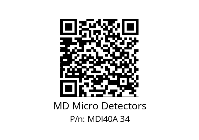  MDI40A128Z5/30P6XXPR MD Micro Detectors MDI40A 34