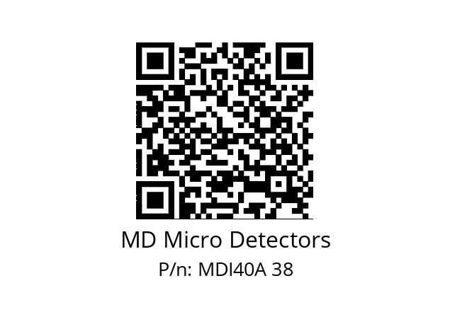  MDI40A250Z5/30P6XXPR MD Micro Detectors MDI40A 38