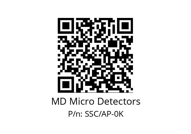   MD Micro Detectors SSC/AP-0K