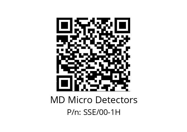   MD Micro Detectors SSE/00-1H