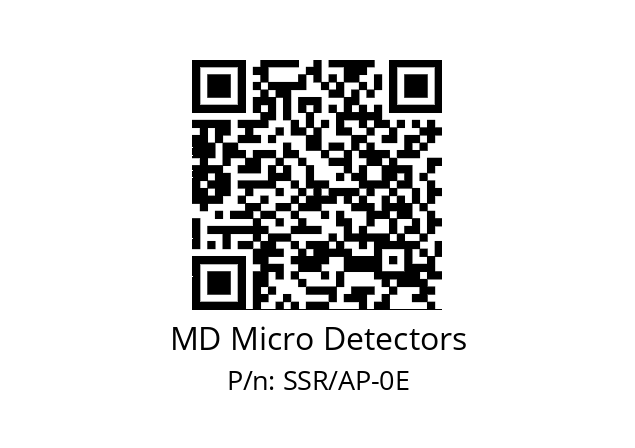   MD Micro Detectors SSR/AP-0E