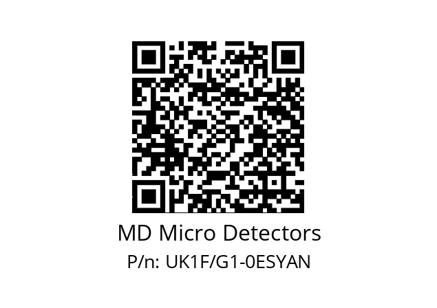   MD Micro Detectors UK1F/G1-0ESYAN