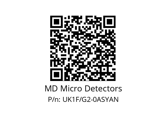   MD Micro Detectors UK1F/G2-0ASYAN