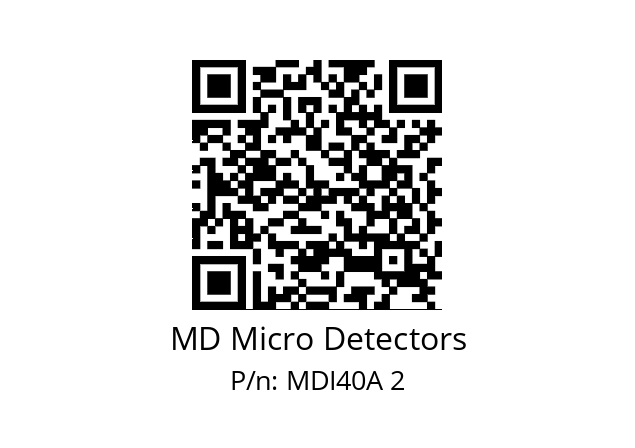  MDI40A120S5/30P6XXPR MD Micro Detectors MDI40A 2