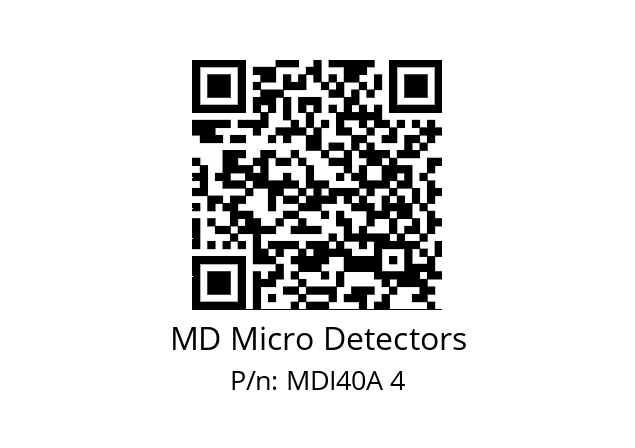  MDI40A150S5/30P6XXPR MD Micro Detectors MDI40A 4