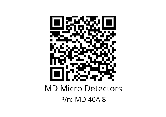  MDI40A256S5/30P6XXPR MD Micro Detectors MDI40A 8