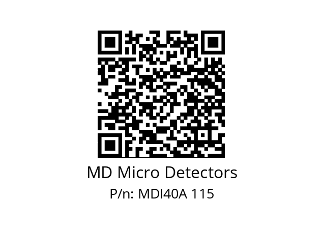  MDI40A1024Z5/30L6XXPR MD Micro Detectors MDI40A 115