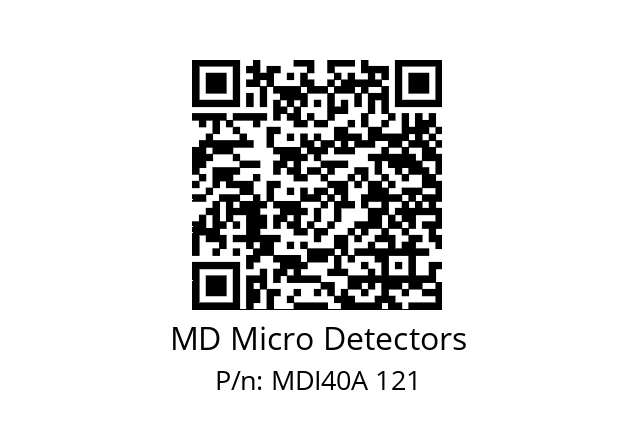  MDI40A1800Z5/30L6XXPR MD Micro Detectors MDI40A 121