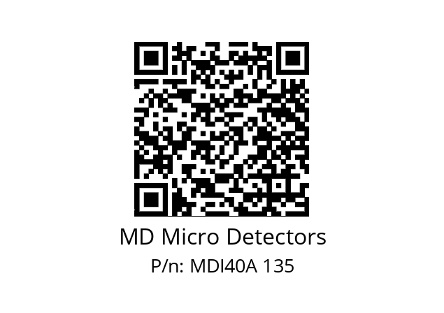  MDI40A400S5/30P6SXPR MD Micro Detectors MDI40A 135