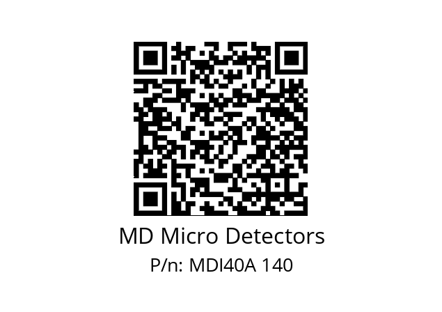  MDI40A625S5/30P6SXPR MD Micro Detectors MDI40A 140