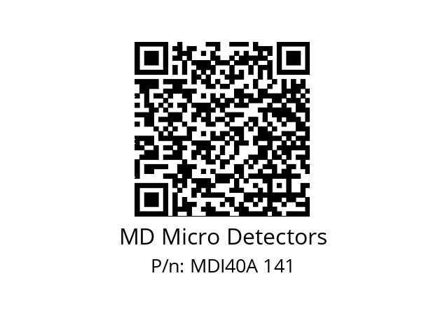  MDI40A720S5/30P6SXPR MD Micro Detectors MDI40A 141