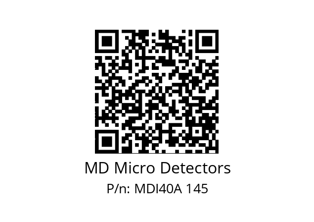  MDI40A1000S5/30P6SXPR MD Micro Detectors MDI40A 145