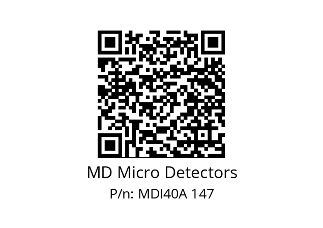  MDI40A1200S5/30P6SXPR MD Micro Detectors MDI40A 147