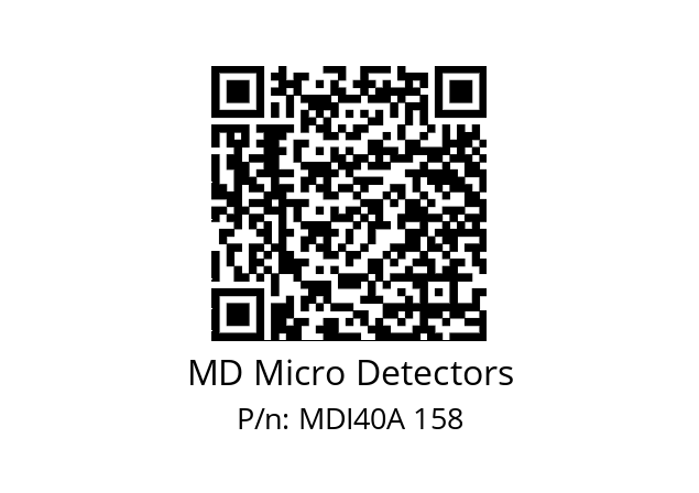  MDI40A128Z5/30P6SXPR MD Micro Detectors MDI40A 158