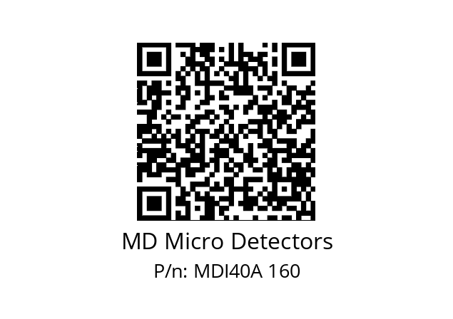  MDI40A200Z5/30P6SXPR MD Micro Detectors MDI40A 160