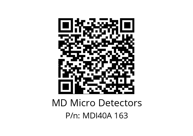  MDI40A256Z5/30P6SXPR MD Micro Detectors MDI40A 163