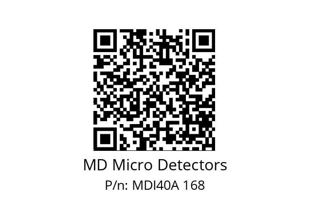  MDI40A500Z5/30P6SXPR MD Micro Detectors MDI40A 168