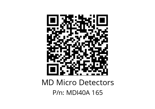  MDI40A360Z5/30P6SXPR MD Micro Detectors MDI40A 165