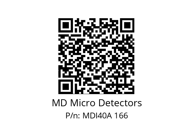  MDI40A400Z5/30P6SXPR MD Micro Detectors MDI40A 166