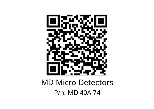  MDI40A480S5/30L6XXPR MD Micro Detectors MDI40A 74