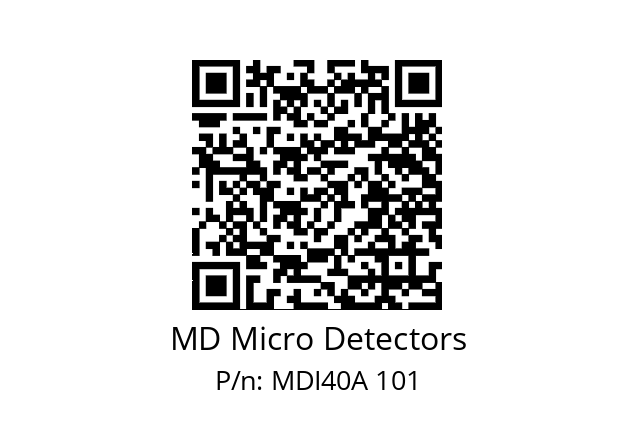  MDI40A256Z5/30L6XXPR MD Micro Detectors MDI40A 101