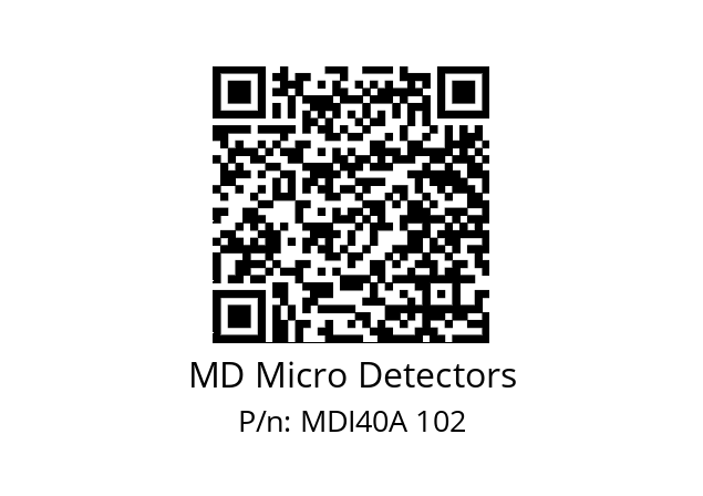  MDI40A300Z5/30L6XXPR MD Micro Detectors MDI40A 102