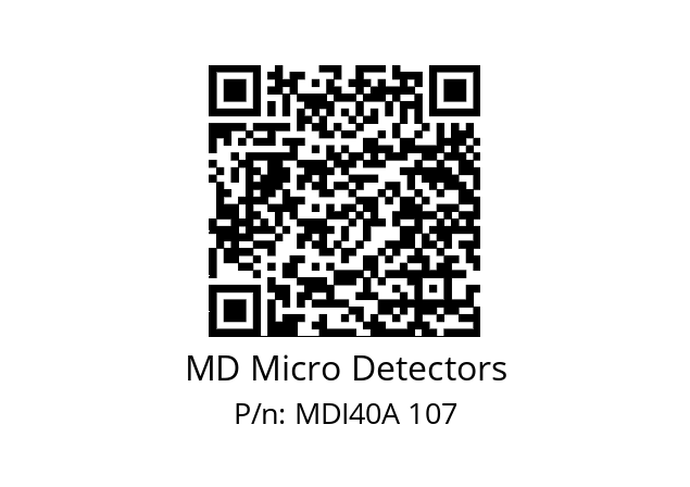  MDI40A512Z5/30L6XXPR MD Micro Detectors MDI40A 107