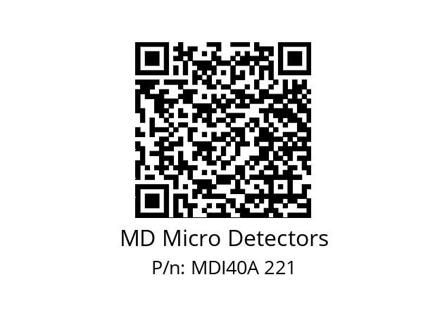  MDI40A150Z5/30L6SXPR MD Micro Detectors MDI40A 221