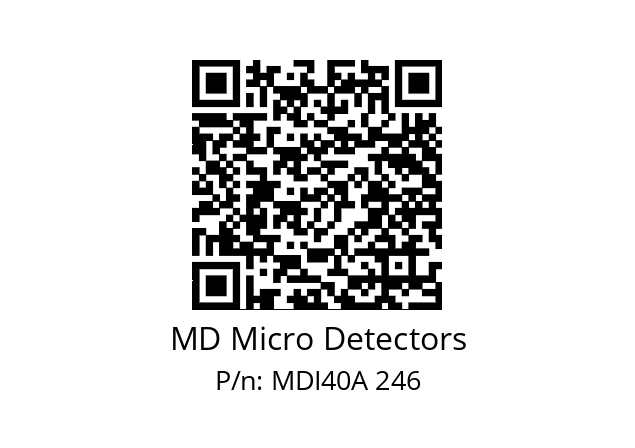  MDI40A2000Z5/30L6SXPR MD Micro Detectors MDI40A 246