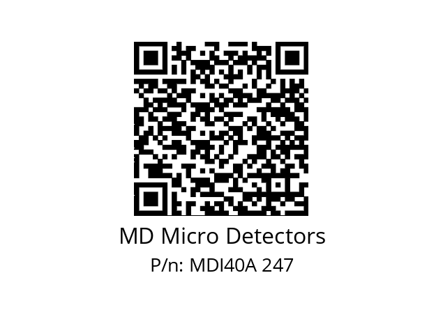  MDI40A2048Z5/30L6SXPR MD Micro Detectors MDI40A 247