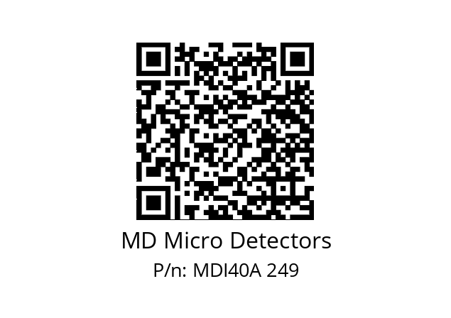  MDI40A100S5/30P6XXPR+M.162 MD Micro Detectors MDI40A 249