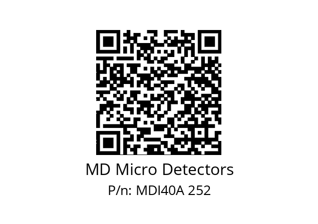  MDI40A150S5/30P6XXPR+M.162 MD Micro Detectors MDI40A 252