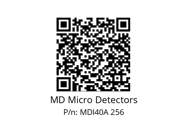  MDI40A256S5/30P6XXPR+M.162 MD Micro Detectors MDI40A 256