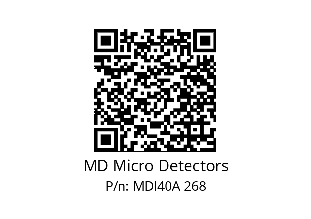  MDI40A900S5/30P6XXPR+M.162 MD Micro Detectors MDI40A 268