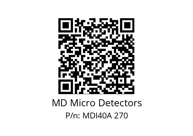  MDI40A1024S5/30P6XXPR+M.162 MD Micro Detectors MDI40A 270