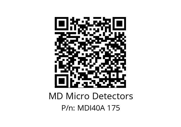  MDI40A900Z5/30P6SXPR MD Micro Detectors MDI40A 175