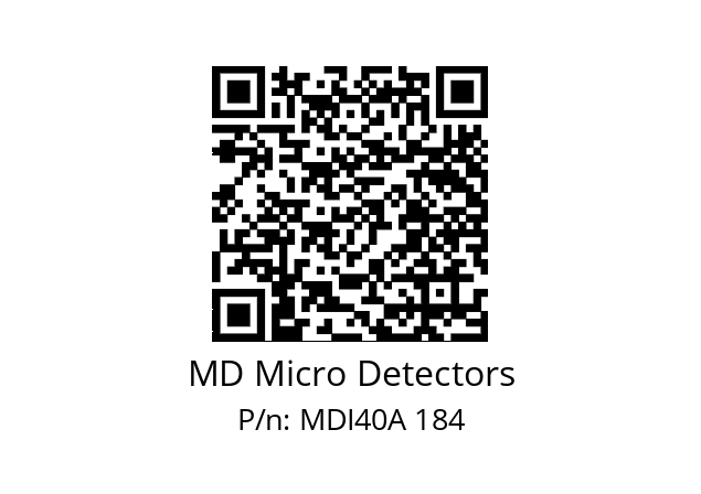  MDI40A2000Z5/30P6SXPR MD Micro Detectors MDI40A 184